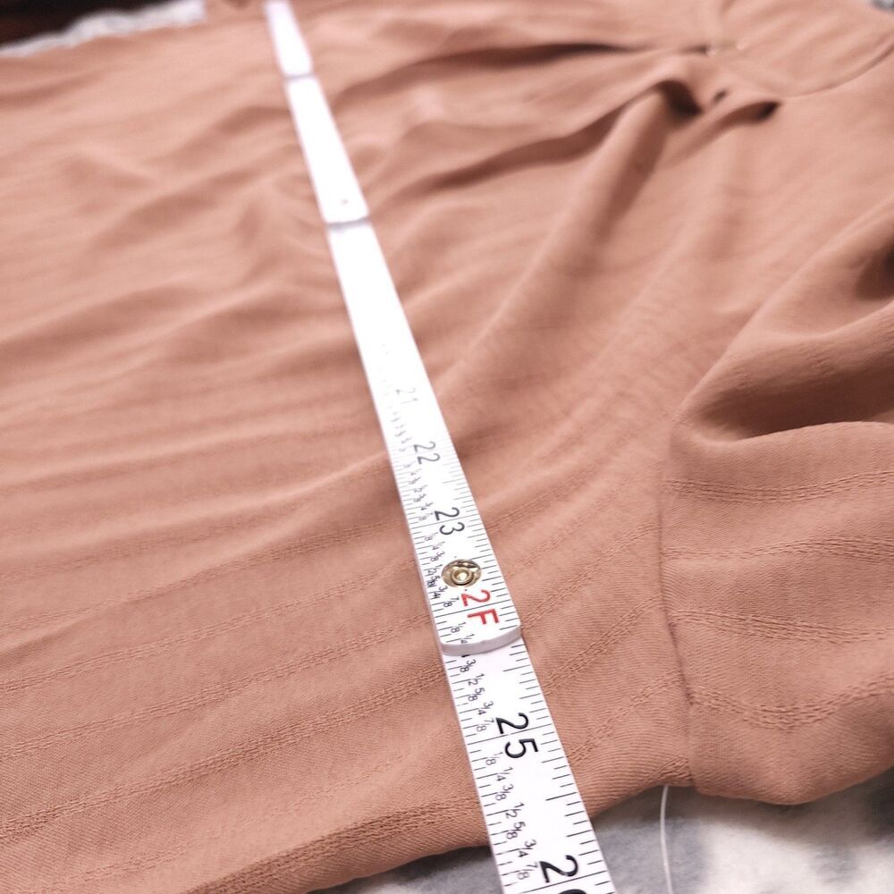 Rapbin Top Size XXL Light Brown Color Pleated. New - Picture 5 of 13